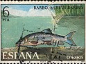 Spain - 1977 - Hispanic Fauna - 6 PTA - Multicolor - Animal, Pescado - Edifil 2407 - Barbo - 0